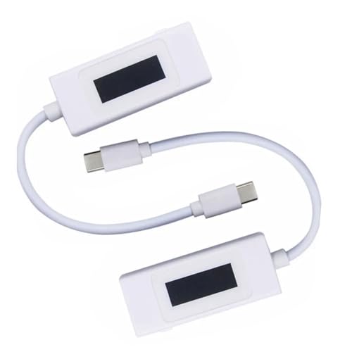 Monitor digital de voltaje y corte de energía con probador de CC tipo C bidireccional 4
