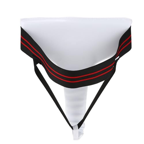 Protector de Ingle de Taekwondo para Mujeres Boxeo Karate Jockstrap Protector de Entrepierna PU M Cobertura óptima para Mayor Comodidad (S)
