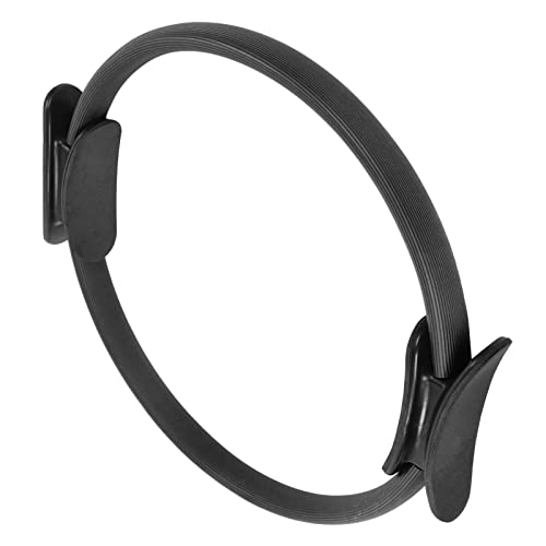 Alomejor Yoga Workout Fitness Circle Arm Chest Abdominal Muscles Strengthening Equipment for Daily Exercise Routine (Black)