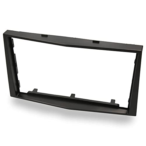 Audioproject A371 - Cache-Radio Double DIN Compatible avec Opel Corsa D Astra H Zafira B 2-DIN Auto-Radio Cache Noir
