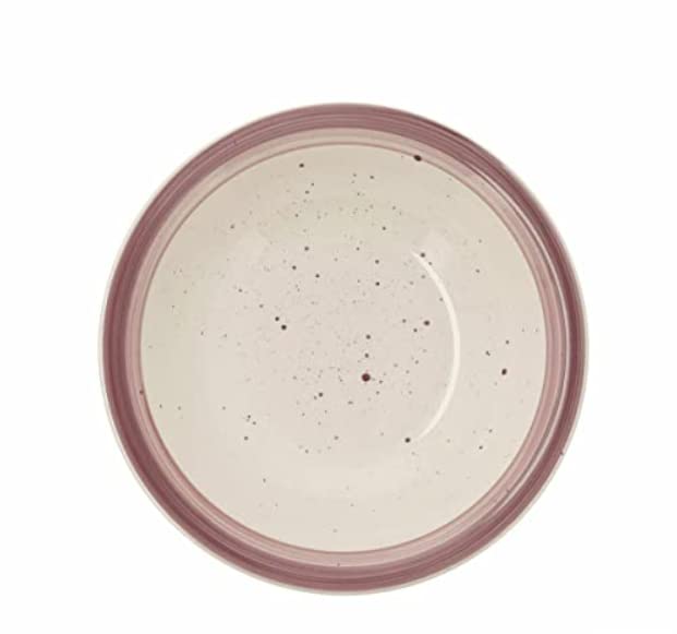 Quid Plato Llano Allegra Peoni Cerámica Bicolor (Ø 27 cm) (12 Unidades)
