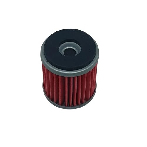 Filtre à huile HF141 protégeant le moteur des impuretés sur scooter YP125 et YZ450