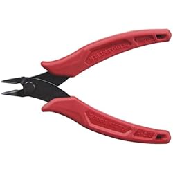 1 of Klein Tools D275-5 Diagonal Flush Cutters, Made in USA, Micro Wire and Compact Zip Tie Cutter, Ultra-Slim Precision for Work in Confined Areas, 5-Inch