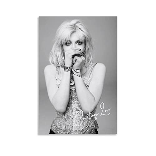 SDYYFF Leinwand Bilder 40 * 60cm Senza Cornice Courtney Love Canvas Wall Art Soggiorno Poster Camera da letto Decor Painting
