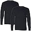 Long Sleeve - 2 Pack - Black