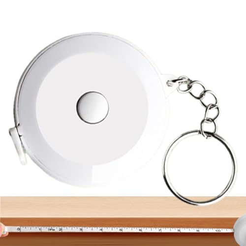 Cinta métrica, herramienta artesanal versátil, 5x5x3 cm, cinta métrica flexible, herramienta de medición para tejer, amigable con la pérdida de peso, para coser, acolchar, tejer, crochet, sastre