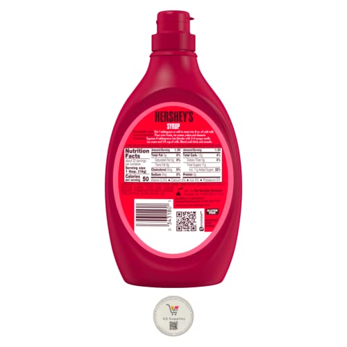 Hersheys Fat Free Gluten Free Kosher Dessert Syrup, Reclosable Squeeze Bottles (Pack Of 2) (Strawberry) #TOP1
