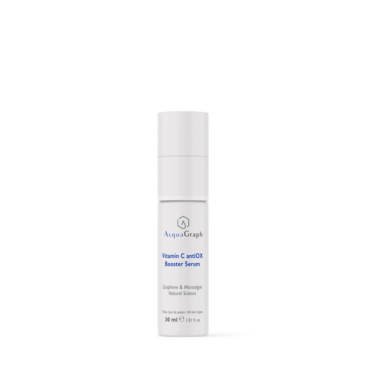 Siero Viso con Vitamina C, Siero Vitamina C antiOX, Siero Antietà senza parabeni, Lenitivo, Idratante, Illuminante, Antiossidante, Rivitalizzante. Per tutti i tipi di pelle. 30 ml