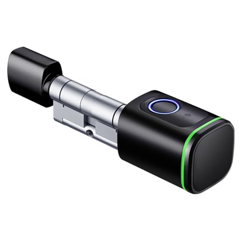 Serratura Smart Porta Blindata,Serratura Wifi,Con chiave, scheda chiave, APP Bluetooth per la serratura della porta, impermeabile, serratura a impronta digitale per porte da 35-45 mm