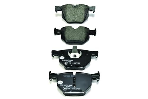 Plaquettes de frein HELLA BMW 8DB 355 013-941 kit de freinage T1771 avec usure