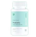 Bettervits Probiotics for Gut Health | 30 Billion CFU for Adults | Bloating Relief & Complete Gut Repair | with Acidophilus, Prebiotic Inulin, Vitamin B12 & Lactobacillus | 30 Capsules