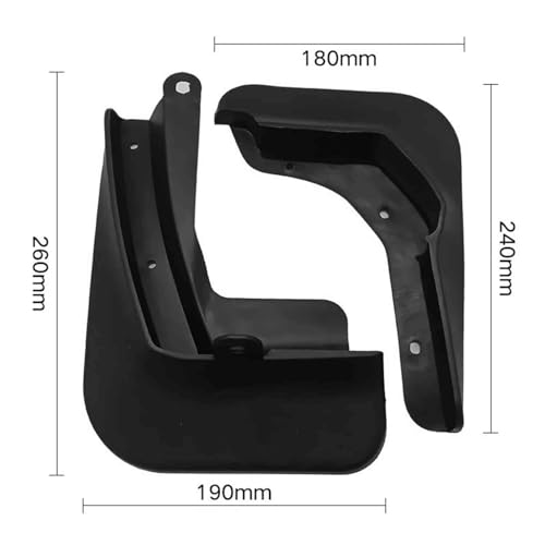 Salpicaduras de vehículos para Nissan Altima 2019-2021: protección resistente a impactos 4