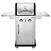 Char-Broil Professional Serie 2200 S - Griglia Barbecue a Gas con 2 Fuochi con Tecnologia TRU-Infrared, Finitura Acciaio Inossidabile