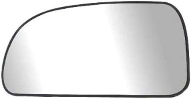 Driver Side Non-heated Mirror Glass w/backing plate, Buick Rainier, Chevrolet Trail Blazer, Isuzu Ascender, GMC Envoy Mid Size, 4 5/8" x 8 5/8" x 8 7/8"