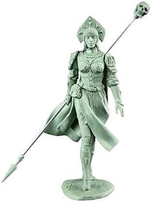 Ronin Miniatures - Magician Woman Unpainted - Miniature Collection Resin Plastic in Scale 1:24 (75mm or 3 inches) - Home Collectible Figurines - for Assemble Figure and Paint it Yourself
