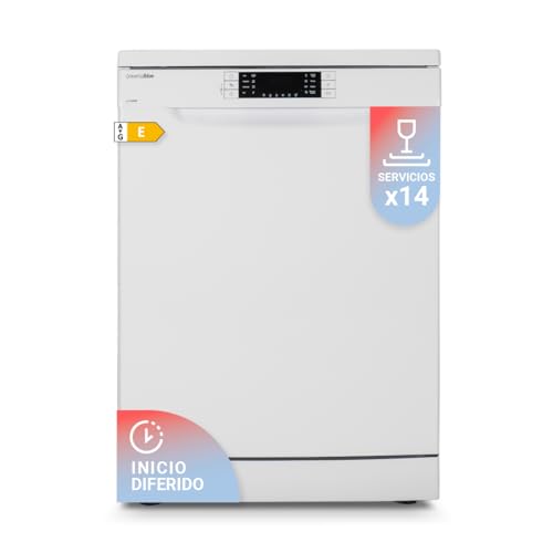 UNIVERSALBLUE |Lavavajillas Blanco Digital Libre Instalación | 60 cm |8 Programas |Ciclo ECO | Envio y Subida a Planta Incluidos Foto actual: peluca