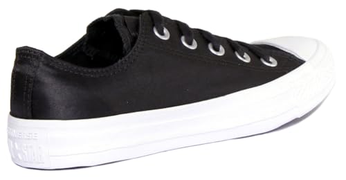 Image of Converse Chuck Taylor All Star Trainers Women Black - 6.5 - Low Top Trainers Shoes, Black /Black /White