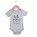 Personalized Handmade Hello World Baby Onesie®, Custom Newborn Outfit, Baby’s First Outfit, Pregnancy Announcement Gift, Baby Shower Onesie® Toddler Shirt