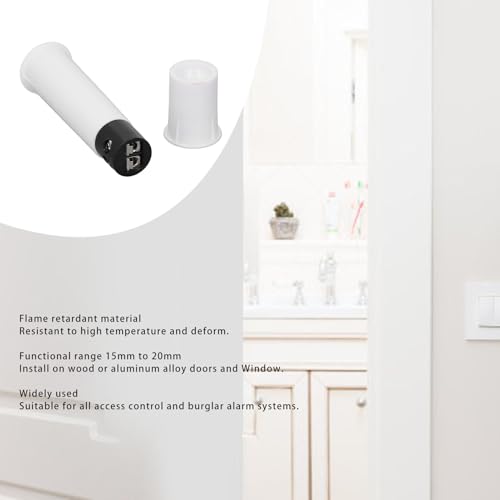 10 Conjuntos de Interruptores Magnéticos para Janelas de Portas, de Sensor Com Fio Embutido NC MR-35