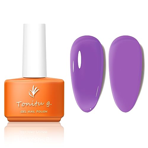 Tonitu G 7 ml Jelly Vernis à ongles gel semi-permanent Gel de gelée transparent naturel Nali Polish Soak Off UV LED pour salon de manucure et nail art DIY à la maison pour cadeau femme fille (SC010)