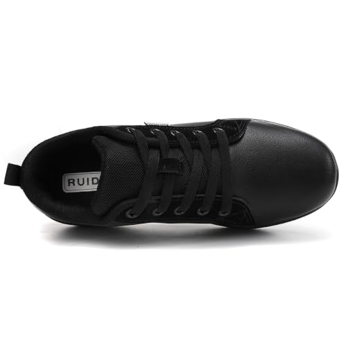 Image of RUIDENG Platform Sneakers for Women Walking All Day | Slip Resistant Work Shoes for Women Comfortable | 2 Inch Thick Wedge Rocker Bottom
