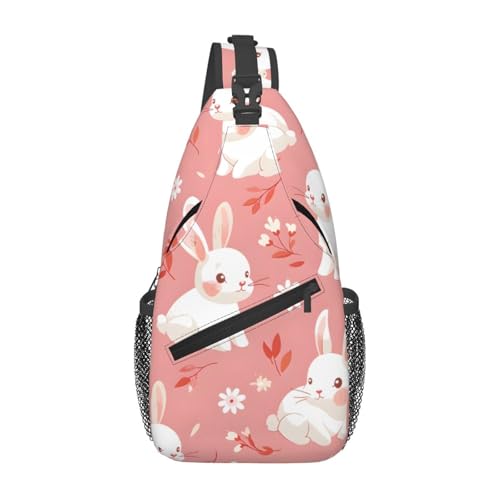 Morrales tipo bandolera con diseño de conejo para mujer y hombre miniatura 1