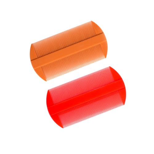 CORHAD 8pcs Double-Sided Cat Comb Pet Matted Fur Plastic Hair Combs for Daily Cleaning Supplies