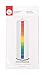 Rayher 31544990 Verzierwachs Regenbogen, Querstreifen, Verzierwachsplatte 20 x 10 cm, Wachsfolie zum Kerzen verzieren, Kerzenwachs, Wachsfolie