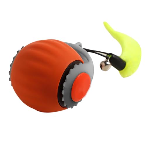 Automatic Cat Toy Ball, Adjustable Fast Rolling, On Carpet Built-In Bell | 1.97 inches Pet Cat for Indoor Outdoor Living Room St