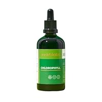 Chlorophyll Tropfen - Natürliches Chlorophyllin aus Alfalfa - Hochdosiert mit 200 mg pro Tagesdosis - Leicht dosierbar mit Pipette - Nur 3 Zutaten (1er Pack)