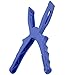 EVTSCAN Fishing Pliers ABS Clamp Grip Gear Control Tool Accessory for Fishermen (Blue)