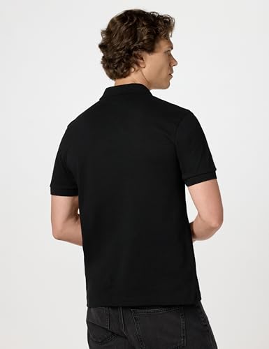 BOSS Men's Square Patch Logo Slim Fit Pique Polo Shirt4