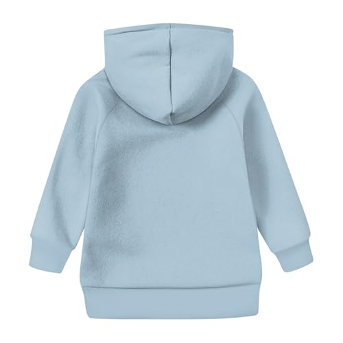 GOFULY Hoodies For Teen Girls Trendy Cute Sweatshirt Hooded Solid Fall Long Sleeve Hoodies Boys Clothes 2-14 Years3