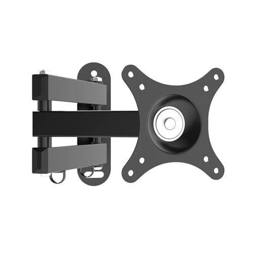 Soporte para monitor Brazos articulados de extensión con rotación giratoria e inclinación for la mayoría de pantallas de 14 a 27 pulgadas, 4,4 a 33,0 libras, brazo de tornillos de pared de escritorio