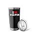 I Love Celvin, I Heart Celvin Stainless Steel Insulated Tumbler