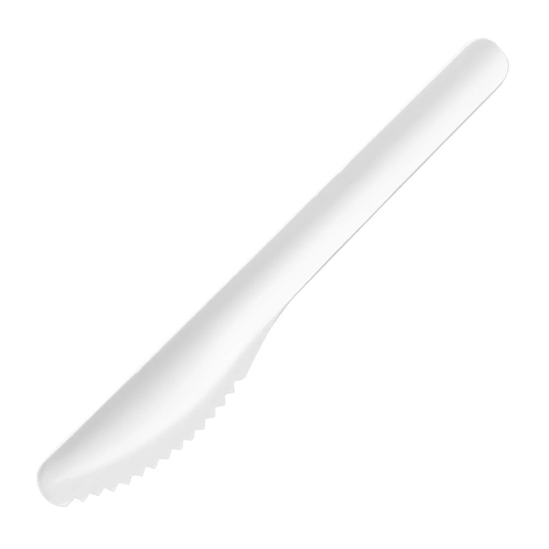 Fiesta Compostable Paper Knife, 165mm (Pack 100), White