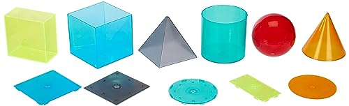 WISSNER® aktiv lernen - Figura geométrico con tapa, para rellenar (10 cm) - RE-Plastic®