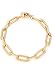 Produktbild JEWELS BY LEONARDO Armband Clip & Mix Moni  Arm-Kette aus goldfarbenem Edelstahl  massives Gliederarmband  Statement-Armband mit Kordelstruktur  19 cm Länge  Geschenk Damen Schmuck  022233