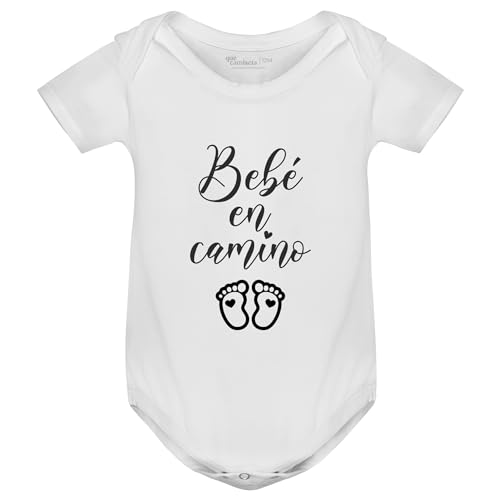 QCM PRODUTOS PERSONALIZADOS Colección bebé | Bodie original | especial regalo | 100% algodón (Bebé en camino)