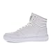 Levi's Womens Drive Hi Synthetic Leather Casual Hightop Sneaker Shoe, White Mono, 8 M