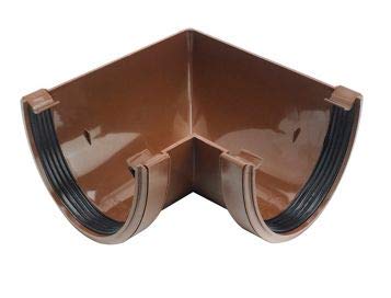 Angle 90° pour système de gouttière DeepLine OSMA marron 113 mm