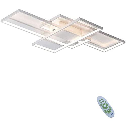 Plafonnier LED dimmable avec télécommande pour ajuster la lumière du salon