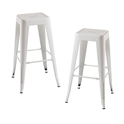 Taburetes Altos de Cocina Blanco Marca Regalos Miguel