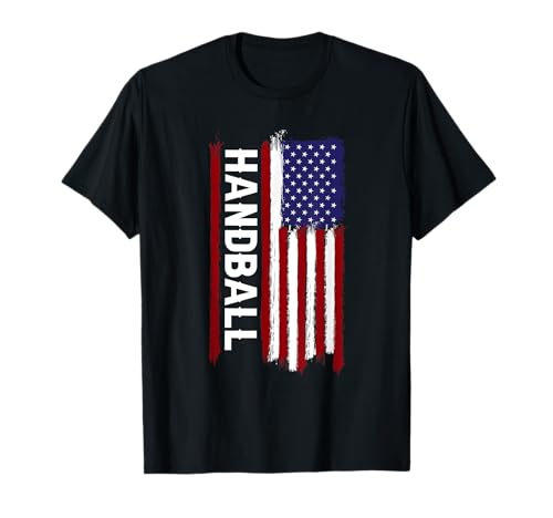 USA-Amerika-Flagge, Handball-Kostüm für amerikanischen Handball T-Shirt