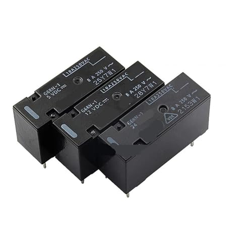 Relais G6RN-1-12VDC 5 broches 8A pour circuit imprimé domestique, lot de 10 pièces