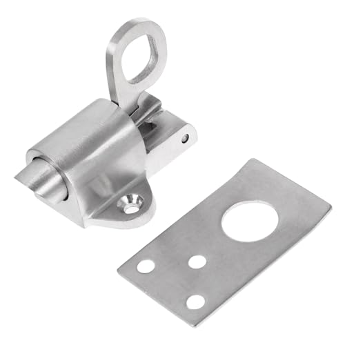 DIYEAH Pestillo de Puerta Automático de Acero Inoxidable Diseño Grueso y Resistente Cierre Seguro y Duradero Fácil Instalación para Seguridad el Hogar