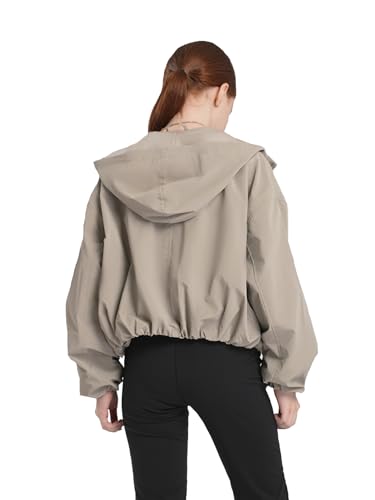 SOLOCOTE Big Girls Lightweight Jacket - Fall Spring Water-Resistant Windbreaker Zip Up Hoodie Cropped Jackets for Kids3