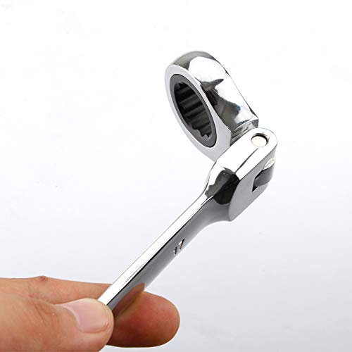 Juego de Llaves Fijas,Llaves Fijas Juego de llaves de trinquete multifunción for actividades, llaves de boca abierta flexibles de 180 grados, herramientas manuales for reparación de automóviles, llave