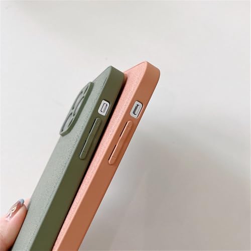 Coque iPhone 13 Pro Max protection appareil photo housse cuir grainé couleur unie - 5