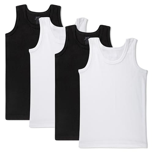 ULTERIOR /26SS /TANK TOP /4 /黒白2枚セット Amazon.com: Brix Boys Undershirt Tank Tops - 4 Pack Tagless